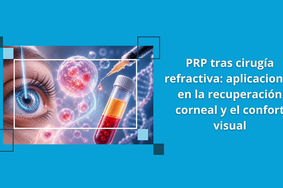 Aplicación de terapias PRP regenerativas en oftalmología.