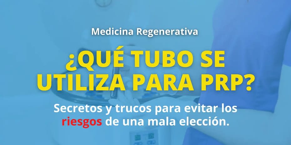 ¿Qué tubo se utiliza para PRP?