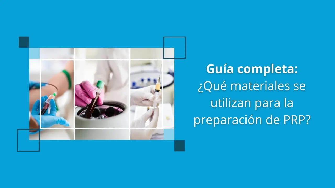 materiales para plasma rico enn plaquetas